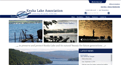 Desktop Screenshot of keukalakeassociation.org